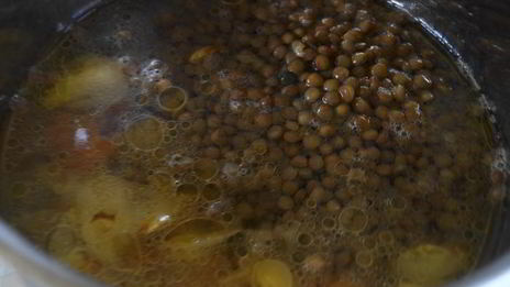 суп-пюре из чечевицы