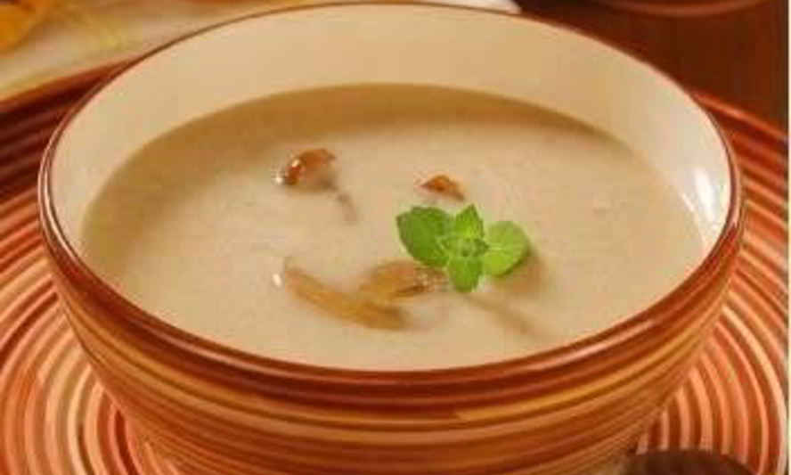 Рецепт супа-пюре из фасоли с грибами