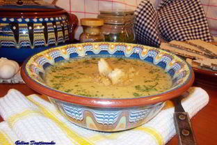 Суп-пюре из кабачков с карри