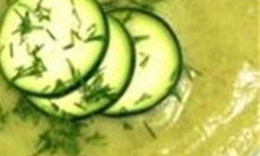 Рецепт супа-пюре из кабачков с сыром