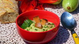 Суп-пюре из кабачков