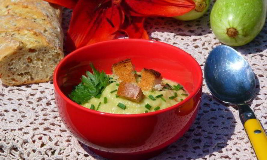 Рецепт супа-пюре из кабачков