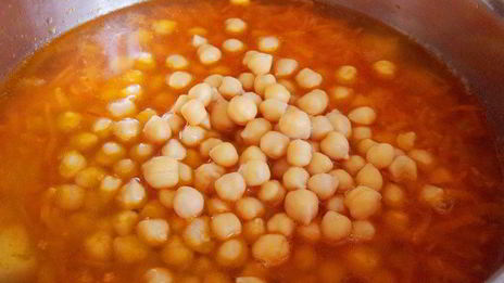 суп-пюре из нута с карри