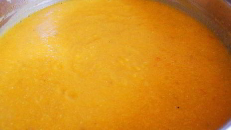 суп-пюре из нута с карри