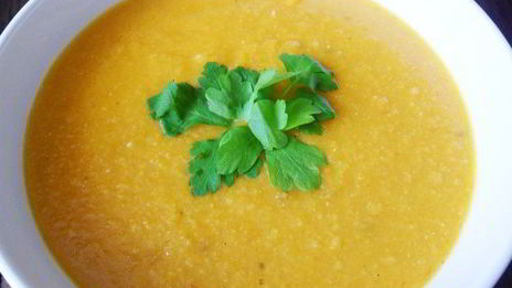 суп-пюре из нута с карри