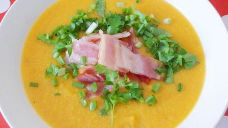 суп-пюре из нута с карри