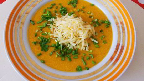 суп-пюре из нута с карри