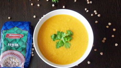суп-пюре из нута с карри