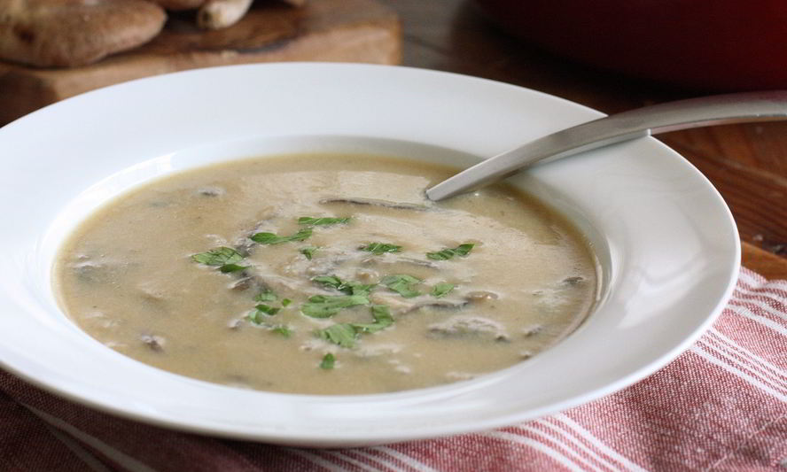 Рецепт супа-пюре из шампиньонов