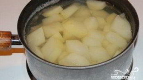 суп-пюре из шампиньонов