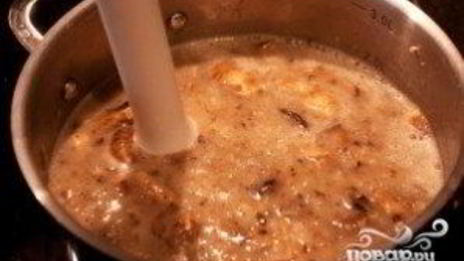 суп-пюре из шампиньонов