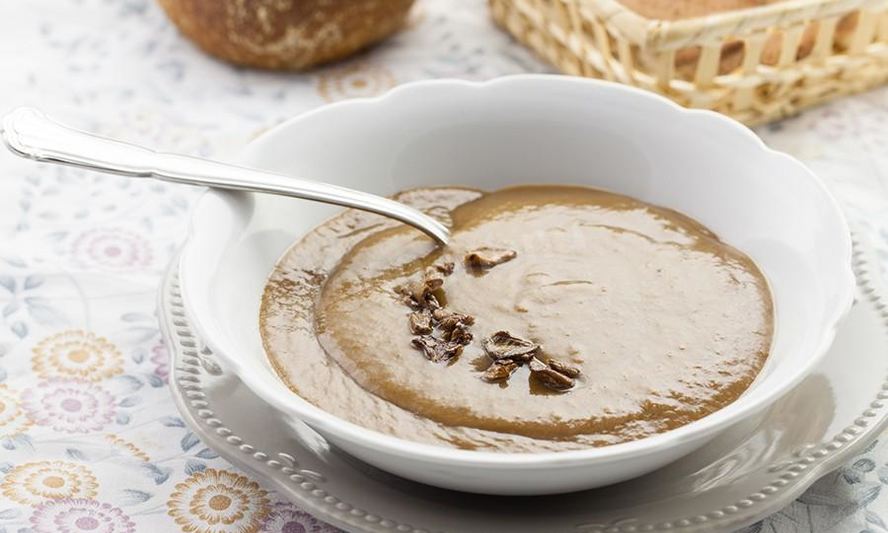 Рецепт супа пюре из сушеных грибов