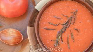 Суп пюре из томатного сока
