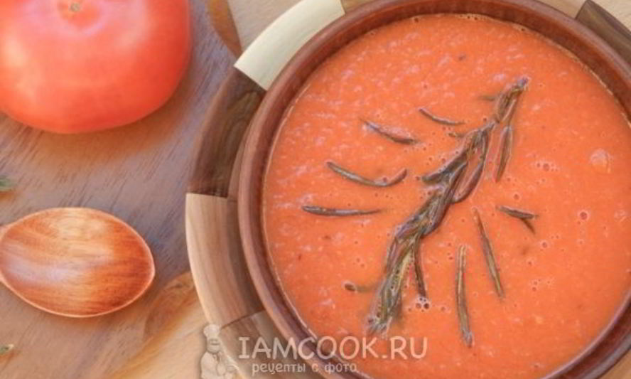 Рецепт супа пюре из томатного сока