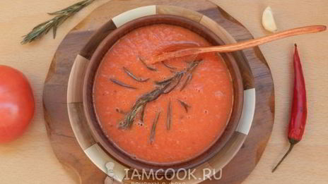 суп пюре из томатного сока