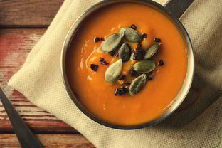 Суп-пюре из тыквы и моркови