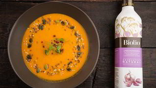 Суп-пюре из запеченных овощей