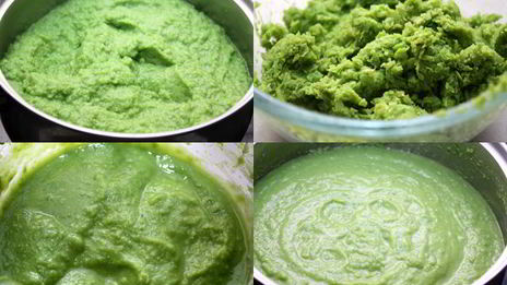 суп-пюре из зеленого горошка