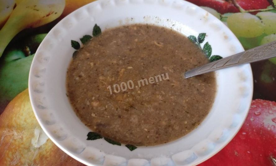 Рецепт супа-пюре луково-грибной в мультиварке