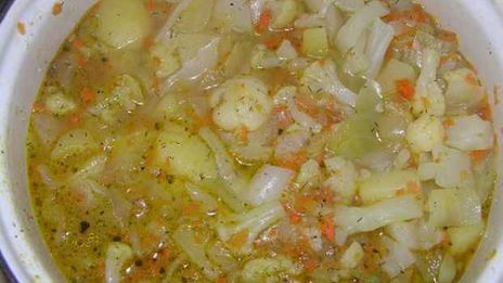 суп-пюре овощной