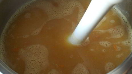 суп-пюре с овощами и плавленым сырком