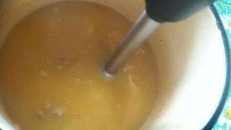 суп-пюре с тыквой и курицей