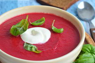 Свекольный суп-пюре