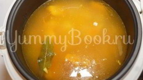 тыквенно-чечевичный суп-пюре в мультиварке