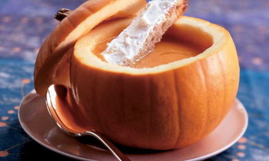 Рецепт тыквенно-яблочного суп-пюре