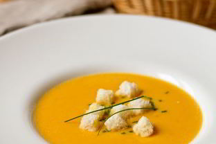 Тыквенный суп-пюре на кокосовом молоке