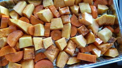 тыквенный суп-пюре с чесночными гренками