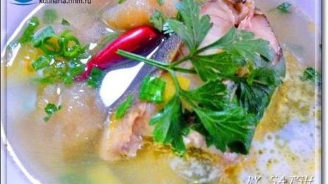 суп рыбный с галушками