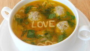 Суп с фрикадельками