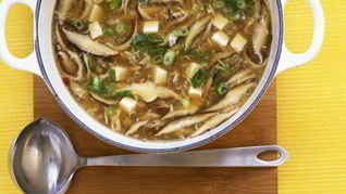 Суп с грибами шампиньонами и гречкой