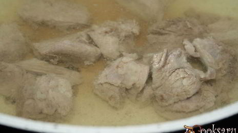 суп с индейкой, фасолью и печеным картофелем