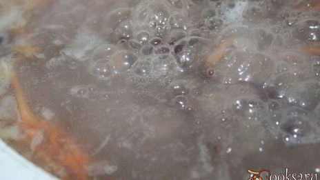 суп с индейкой, фасолью и печеным картофелем