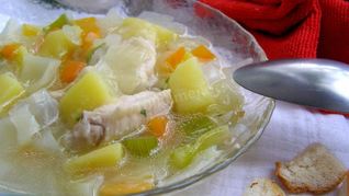 Суп с куриными крылышками