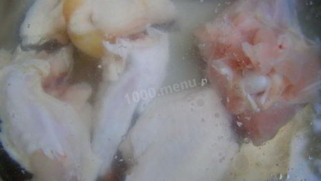 суп с куриными крылышками