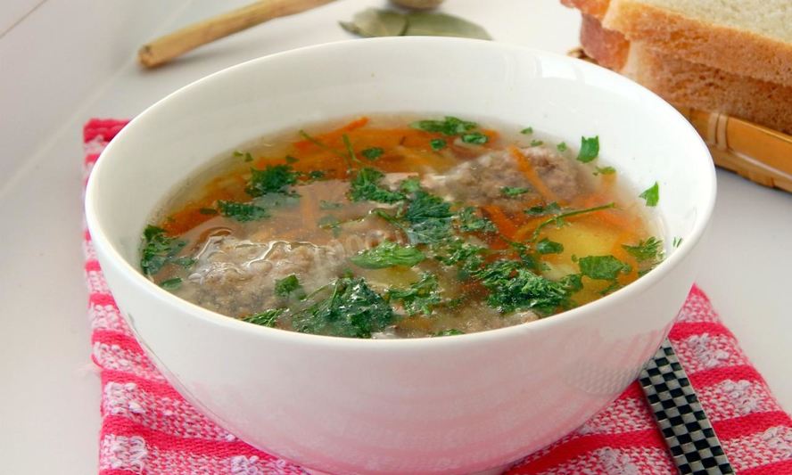 Рецепт супа с мясными фрикадельками