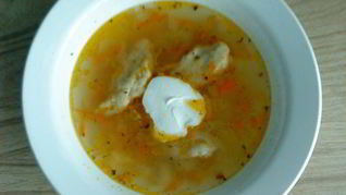 Суп с мясными клецками