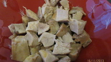 суп с омлетом и спаржей