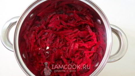 холодный свекольник с редисом