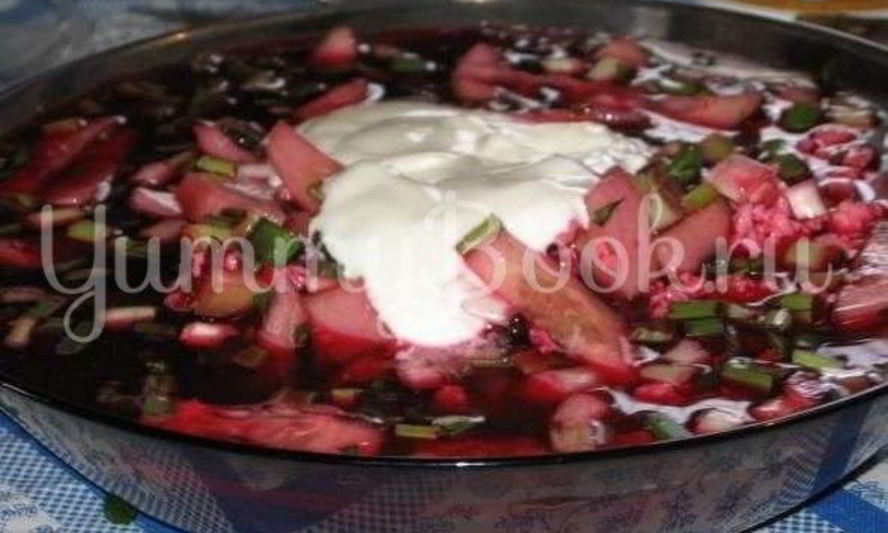 Рецепт свекольника холодного