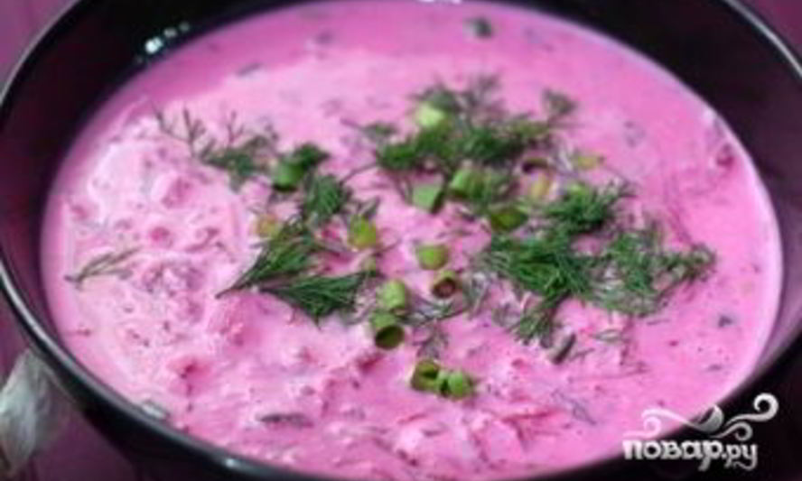 Рецепт свекольника на кефире