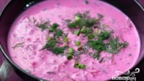 свекольник на кефире