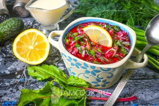 Свекольник с ботвой