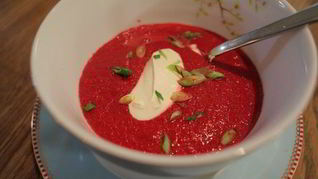 Свекольник с имбирем