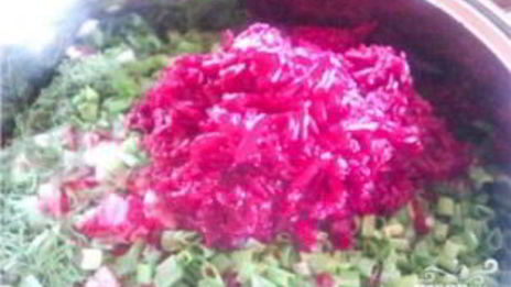 свекольник с мясом