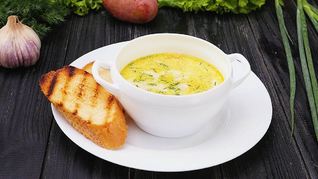 Французский сырный суп