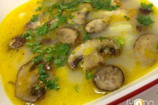 Сырно-грибной суп